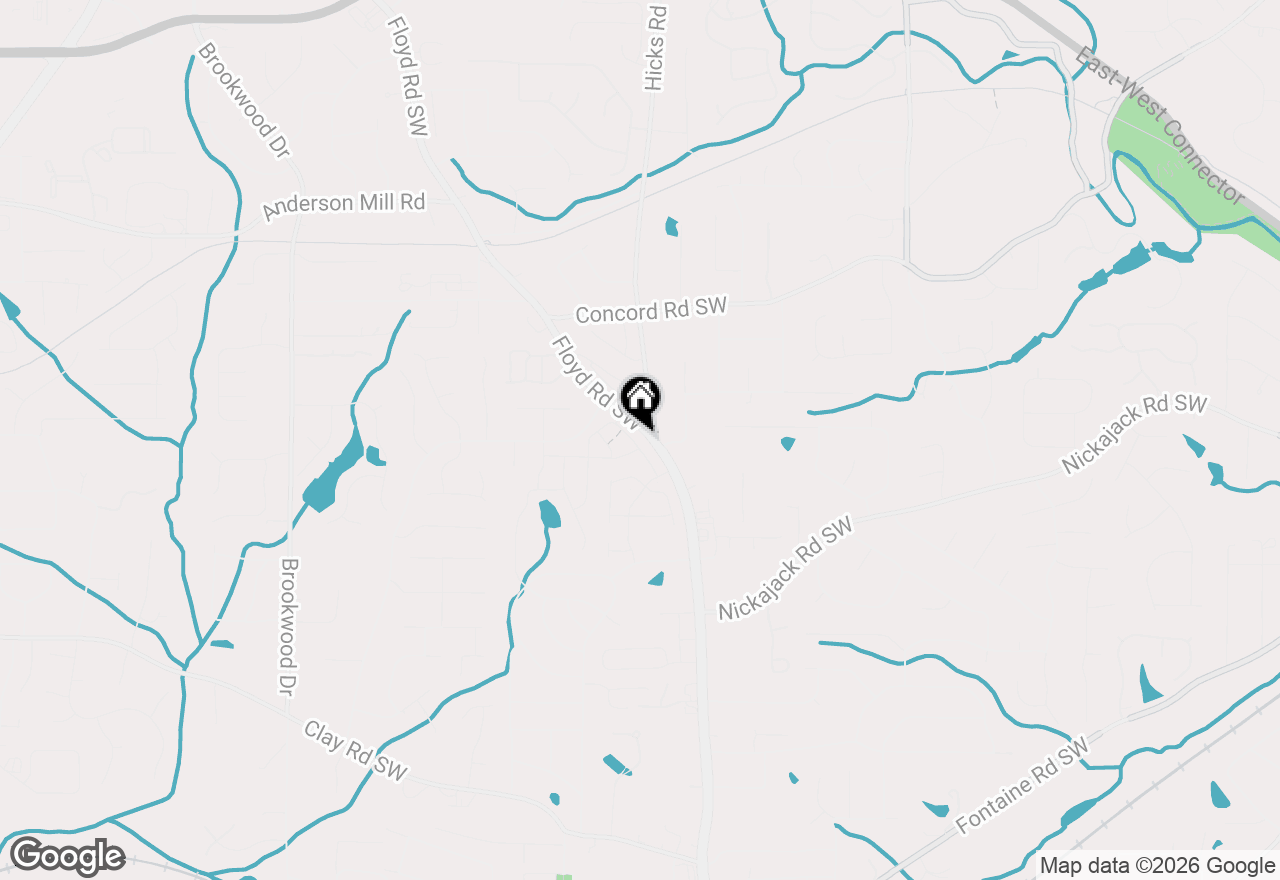 Map of 4676 Electric Avenue Sw, Mableton, GA 30126