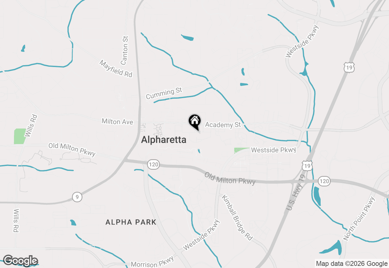 Map of 2416 Loxford Lane, Alpharetta, GA 30009