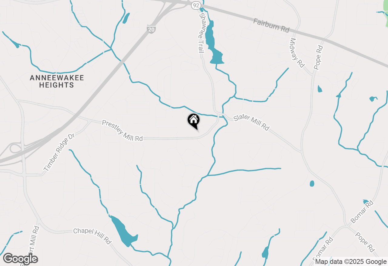 Map of 5323 Presley Place, Douglasville, GA 30135