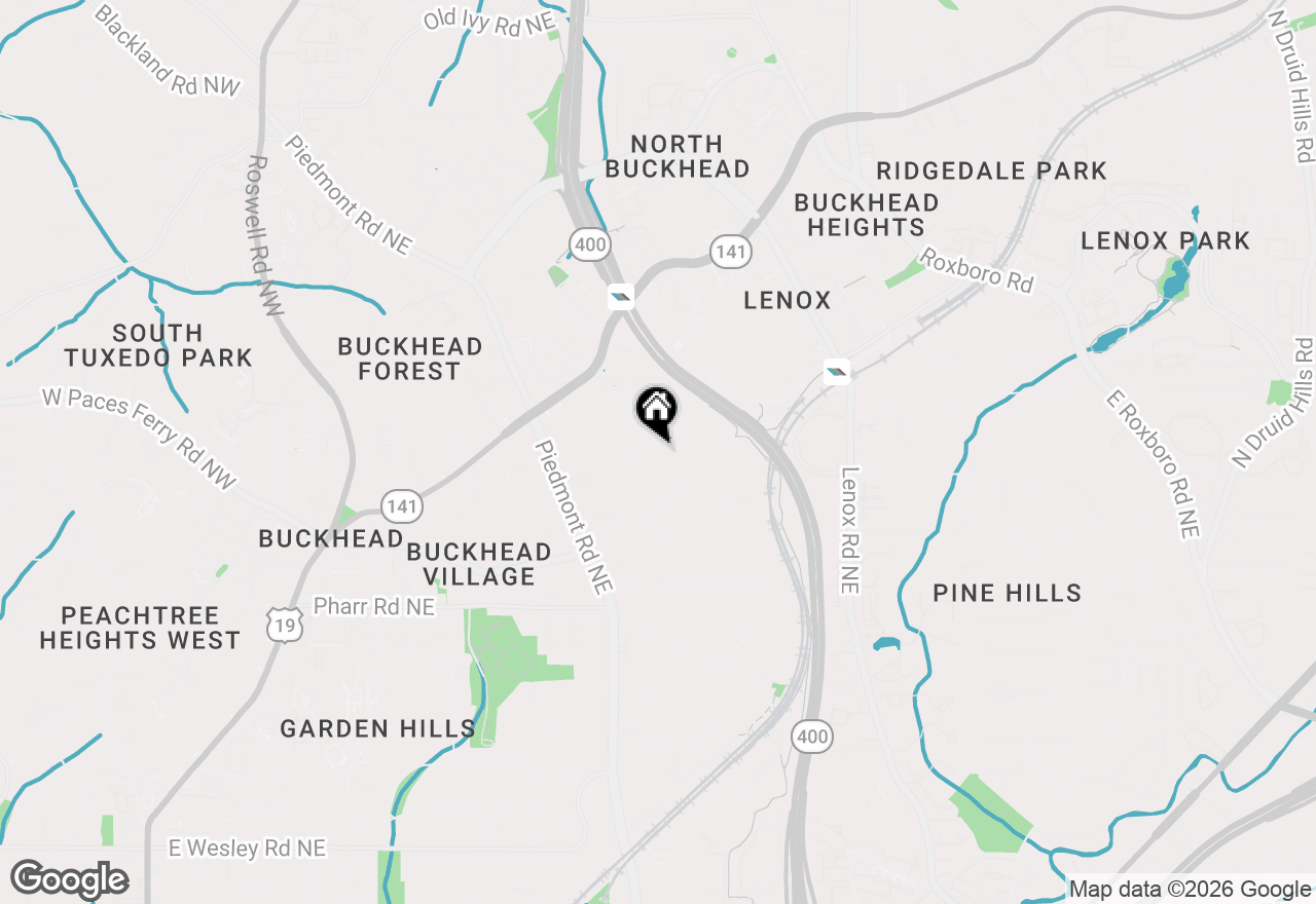 Map of 707 Martina Drive Ne, Atlanta, GA 30305