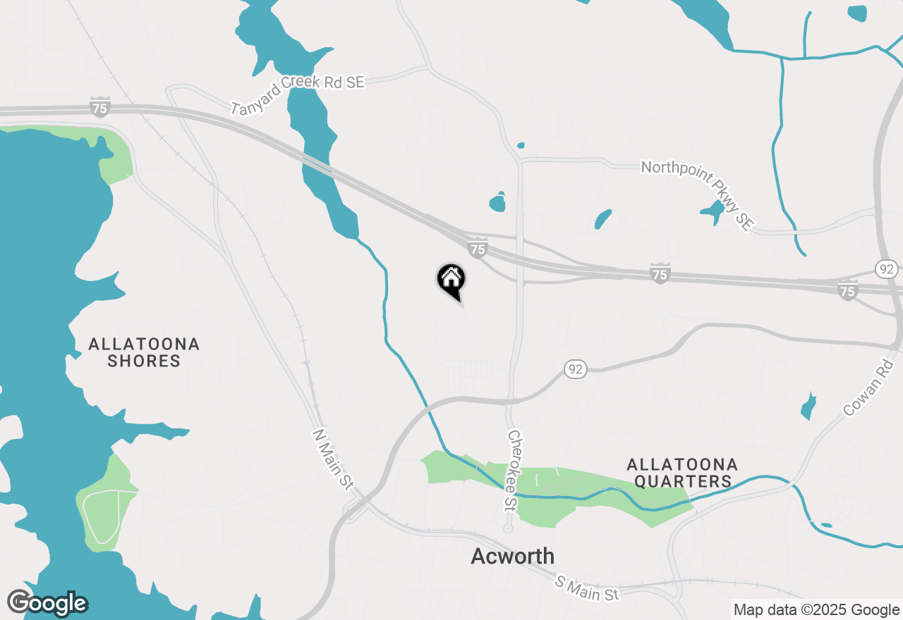 Map of 4612 Liberty Square Drive, Acworth, GA 30101