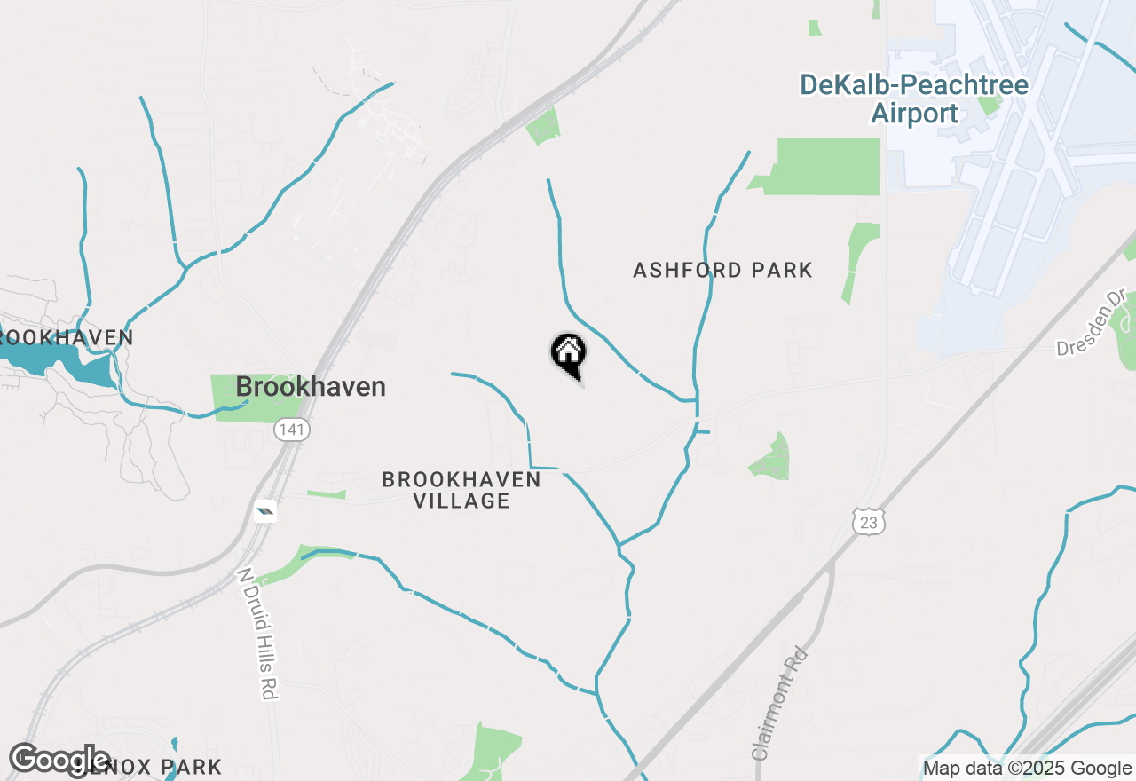 Map of 2650 Ashford Road Ne, Brookhaven, GA 30319