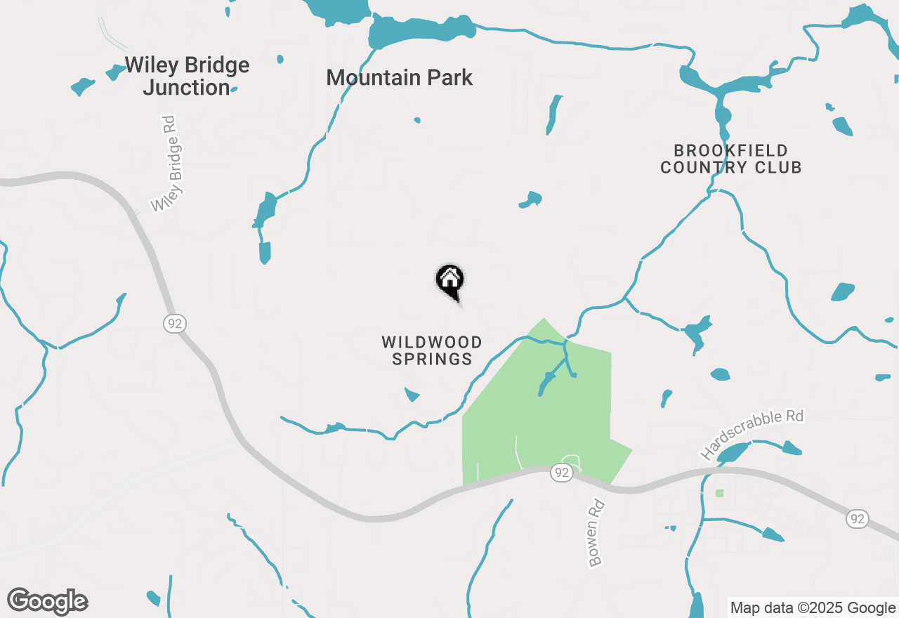 Map of 745 Winterwind Way, Roswell, GA 30075