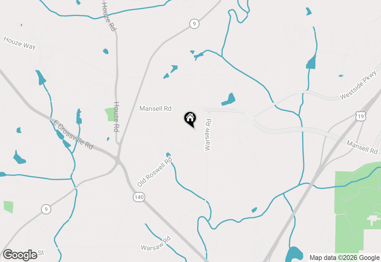 Map of 1040 Harper Drive, Roswell, GA 30076