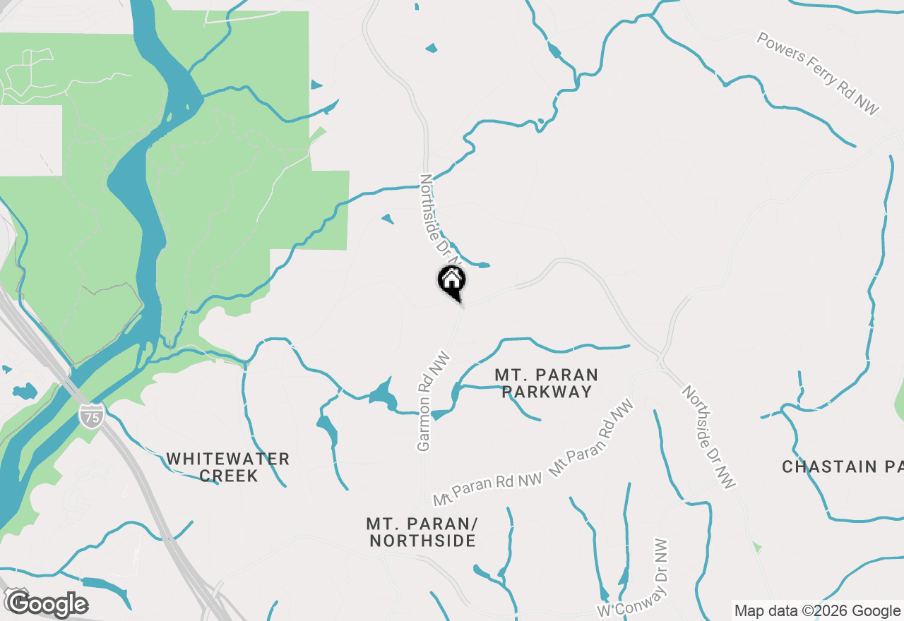 Map of 1150 W Garmon Road, Atlanta, GA 30327