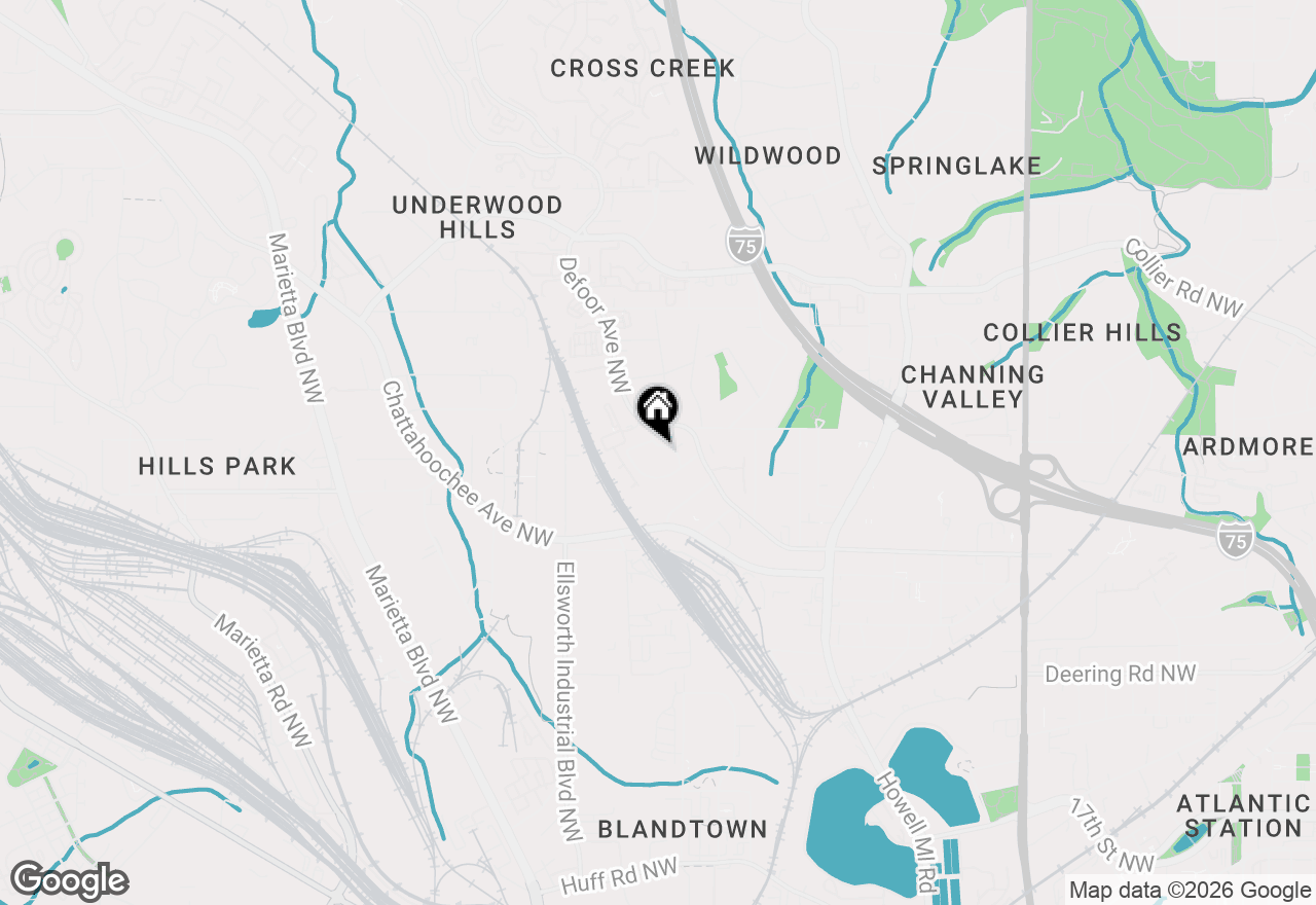 Map of 1155 Davis Place, Atlanta, GA 30318