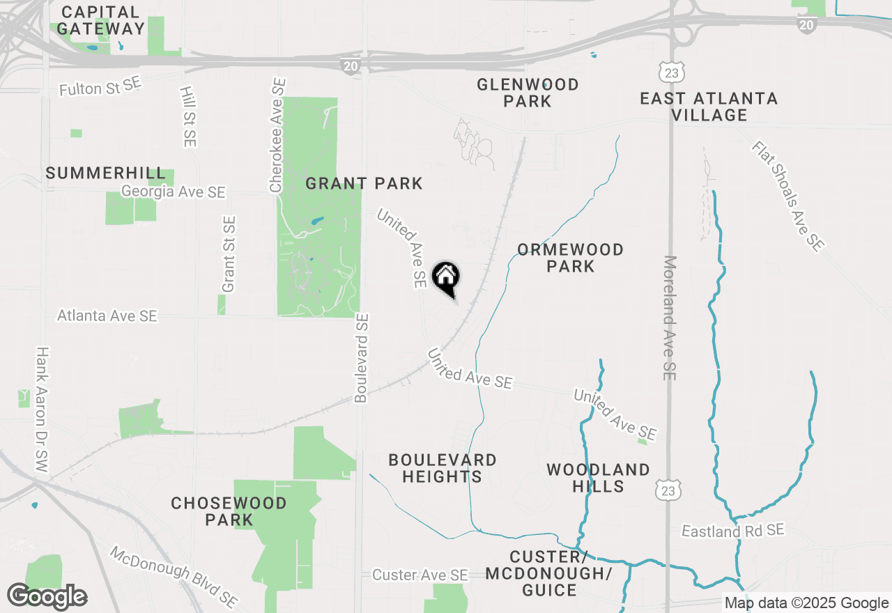 Map of 732 Province Place Se, Atlanta, GA 30312