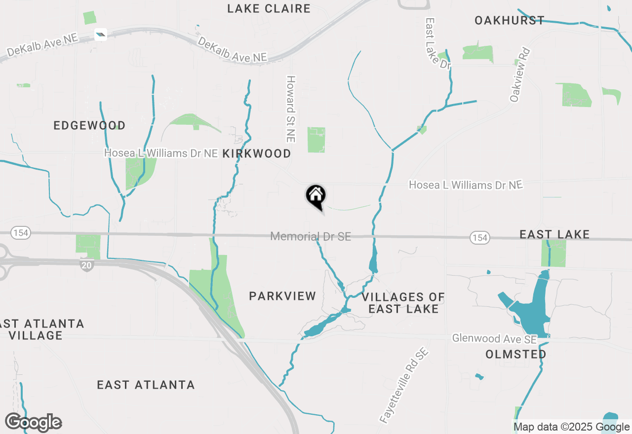 Map of 141 Palatka Street Se, Atlanta, GA 30317