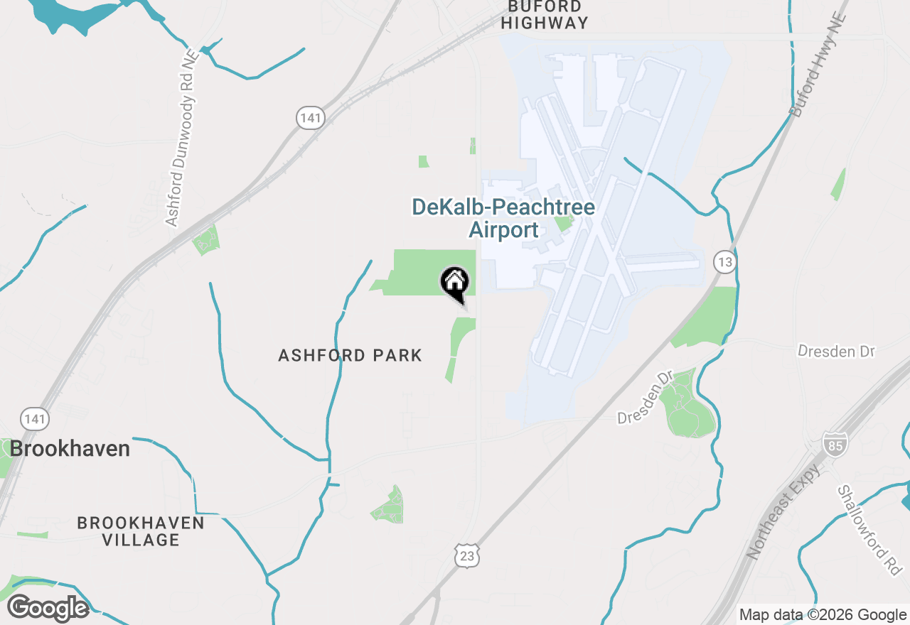 Map of 1909 Harrison Park Drive, Atlanta, GA 30341