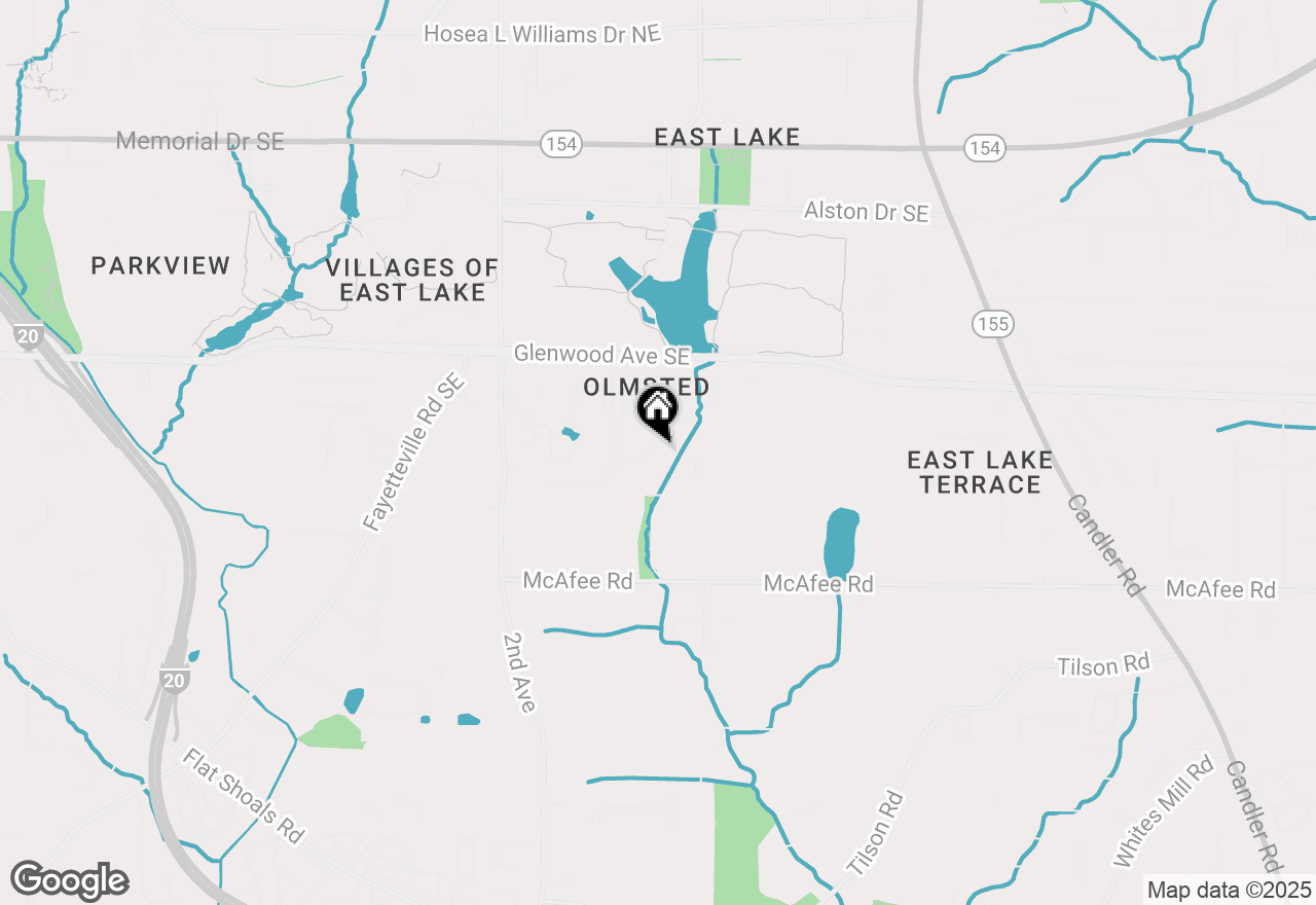 Map of 1858 Delphine Drive, Decatur, GA 30032