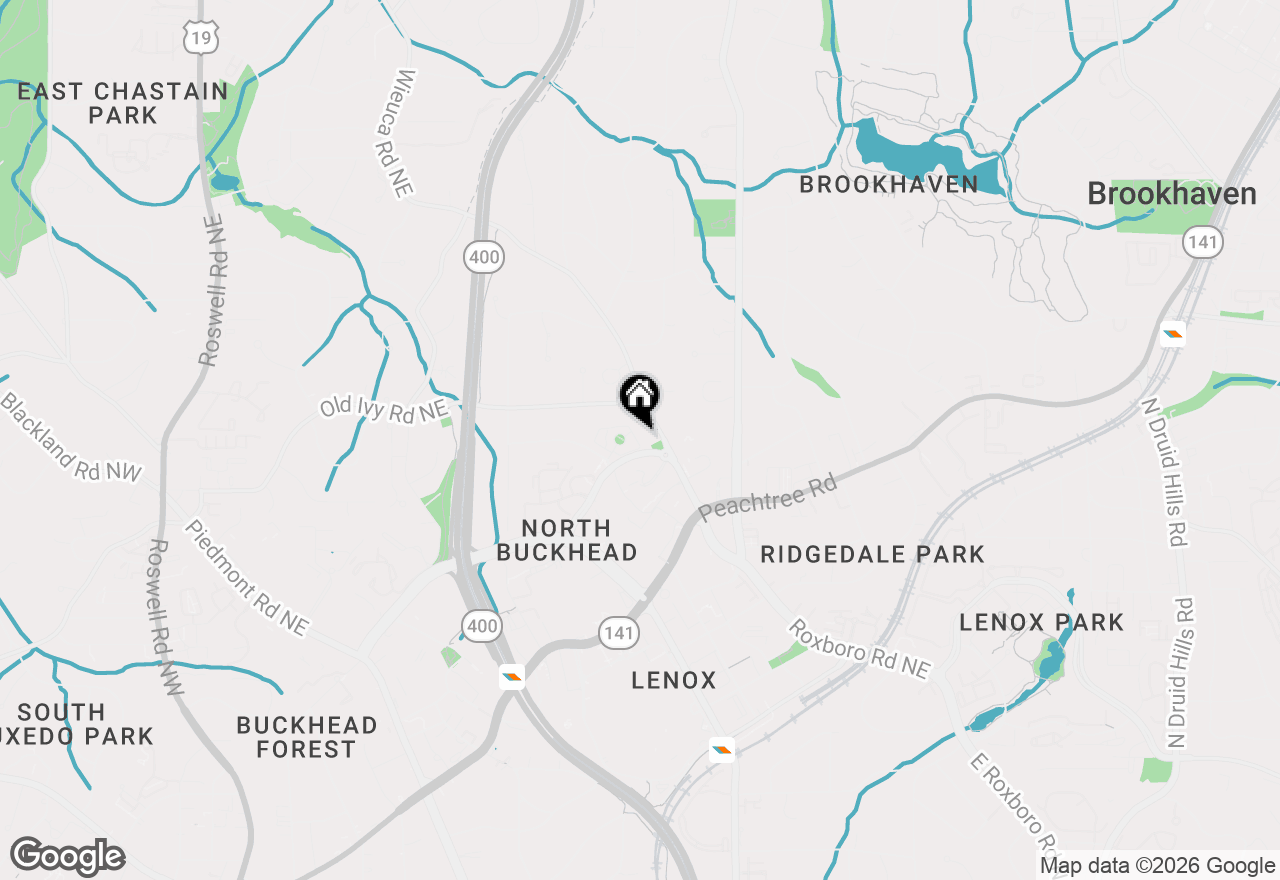 Map of 42 Conifer Park Lane Ne, Atlanta, GA 30342