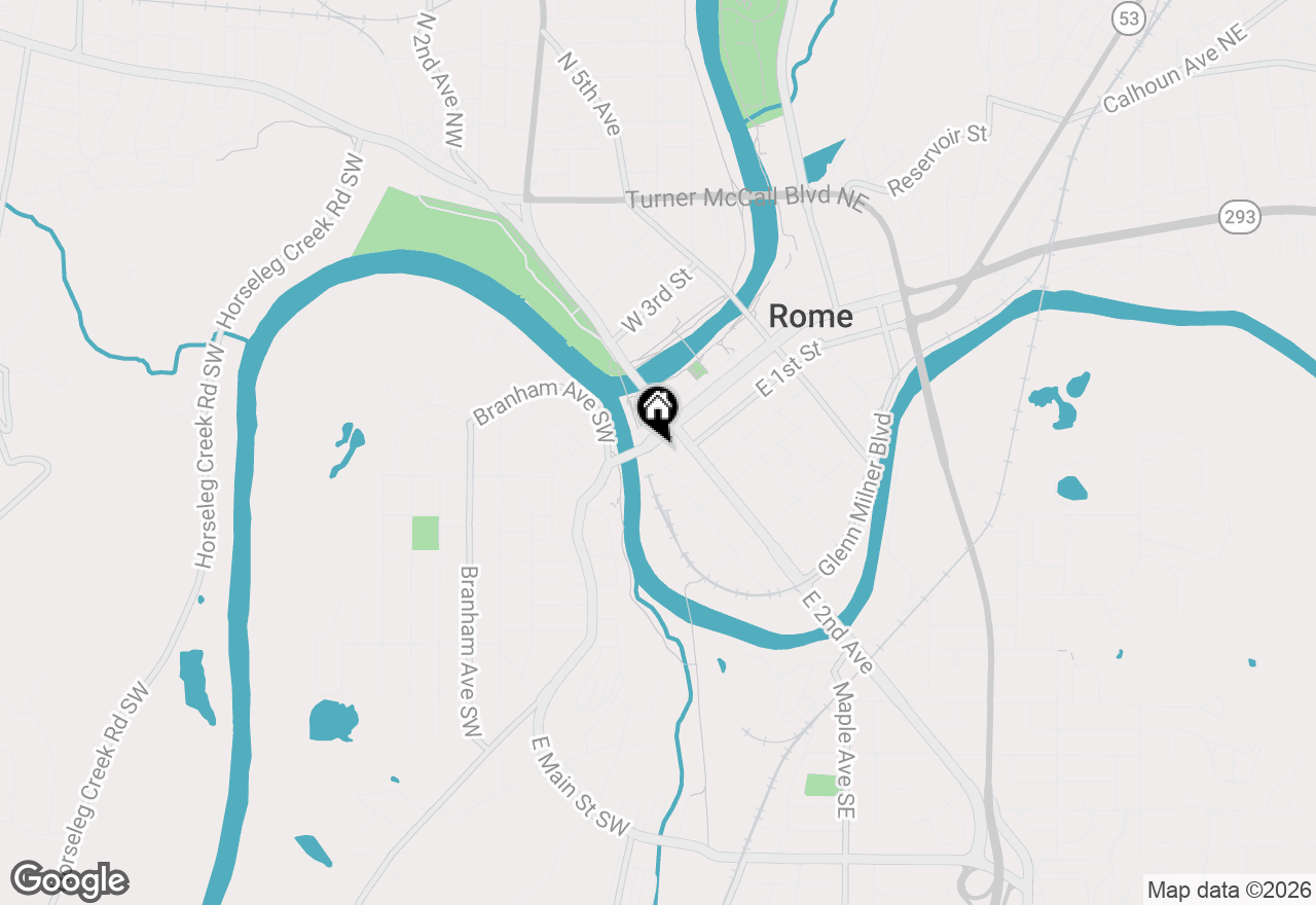 Map of 100 Broad Street, Rome, GA 30161