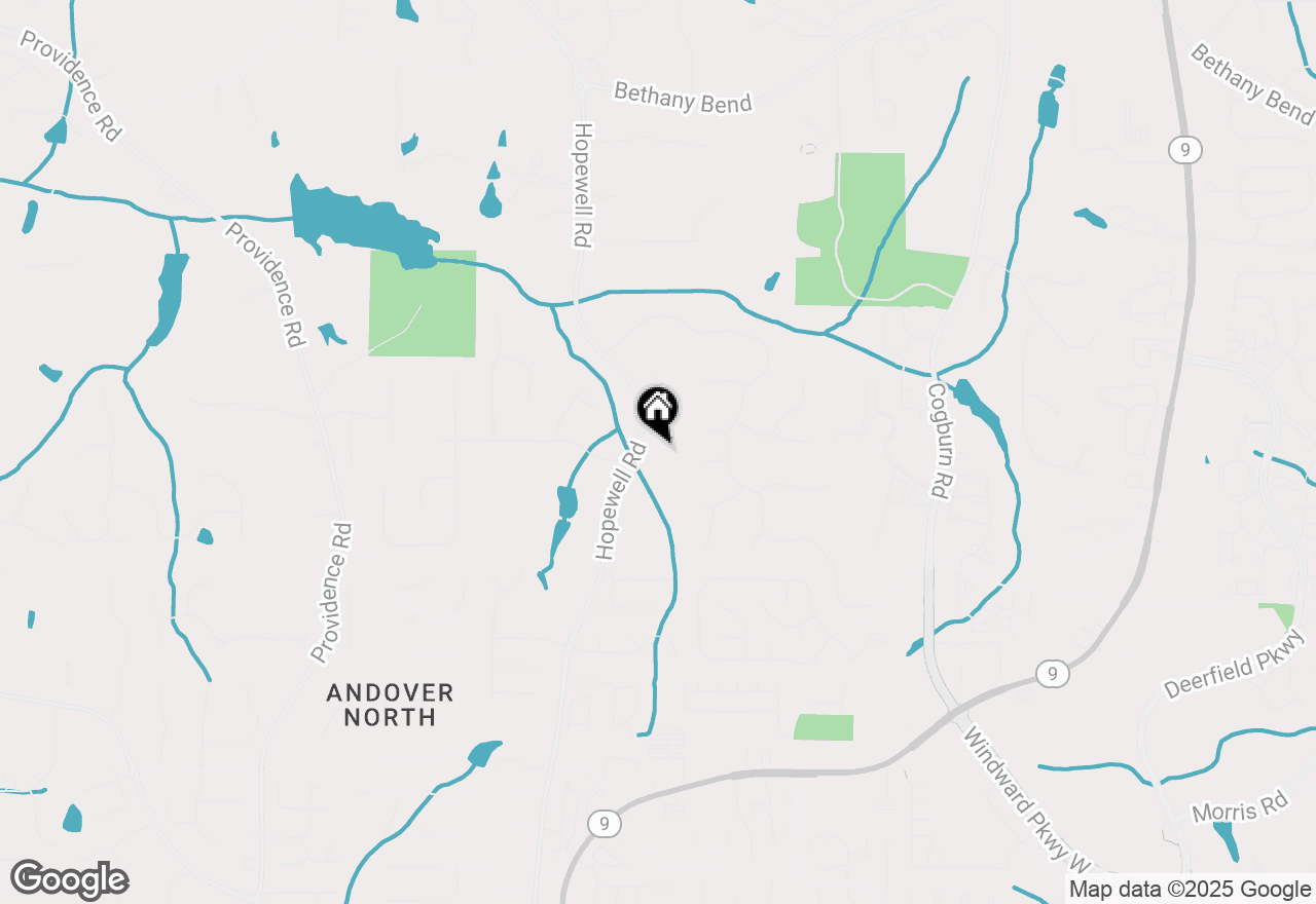 Map of 295 Hopewell Close Lane, Milton, GA 30004