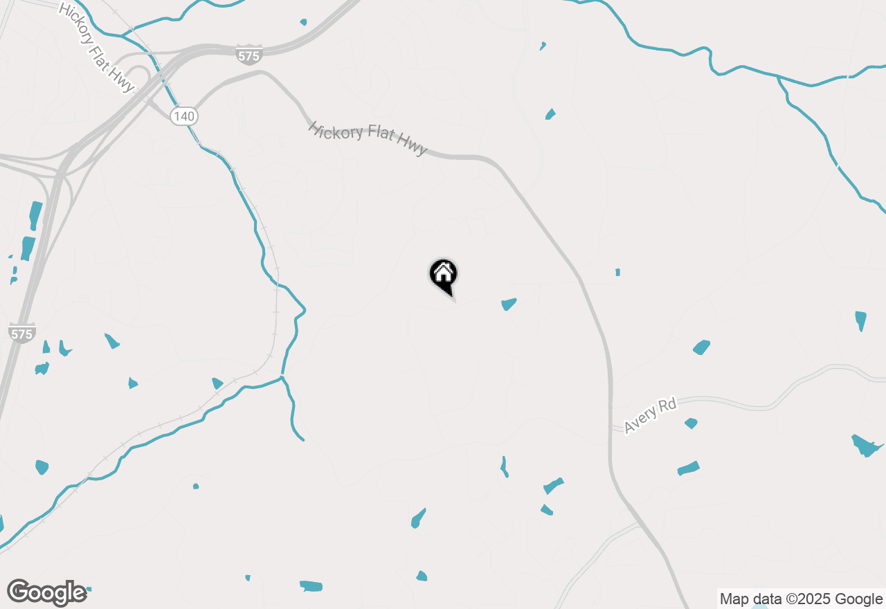 Map of 241 Rose Ridge Drive, Canton, GA 30115