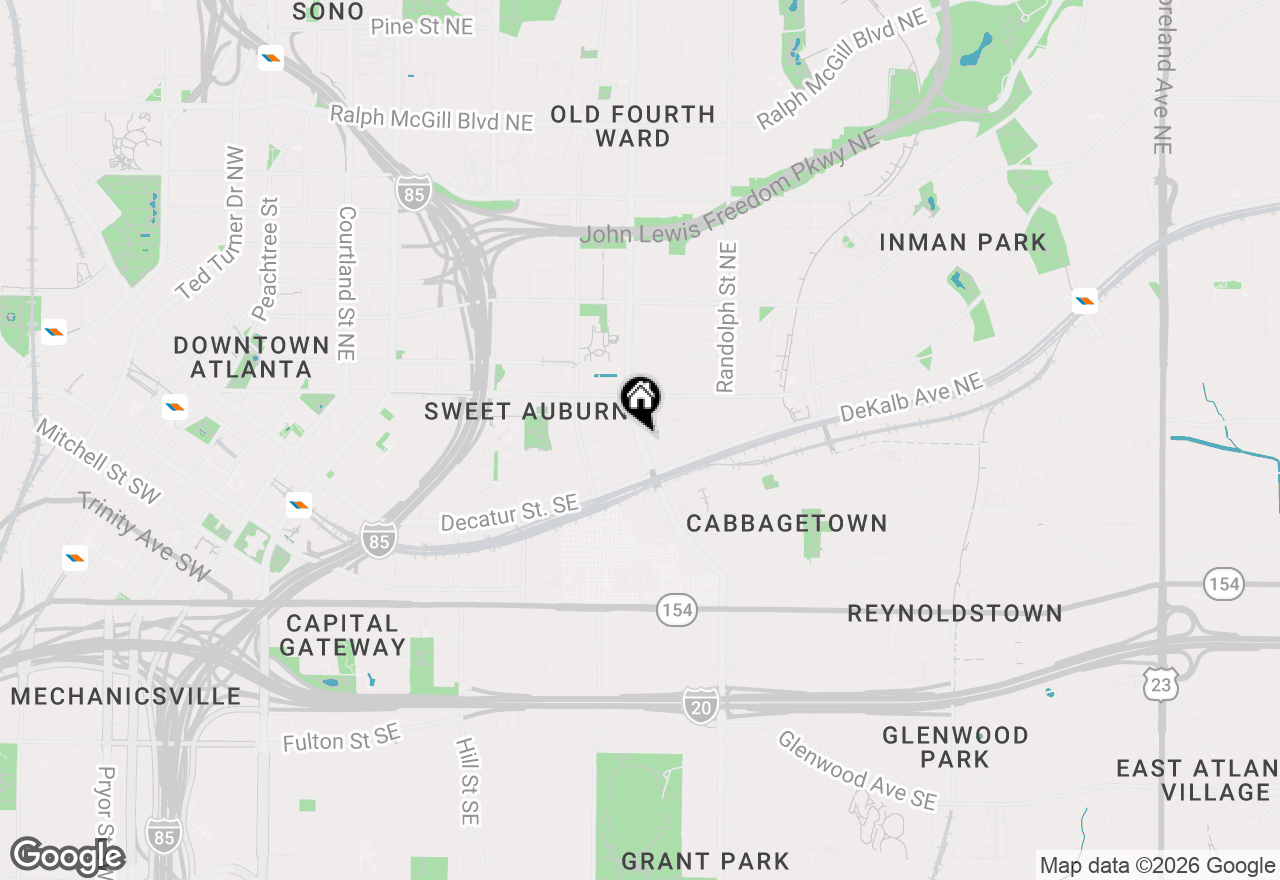 Map of 54 Boulevard Se, Atlanta, GA 30312