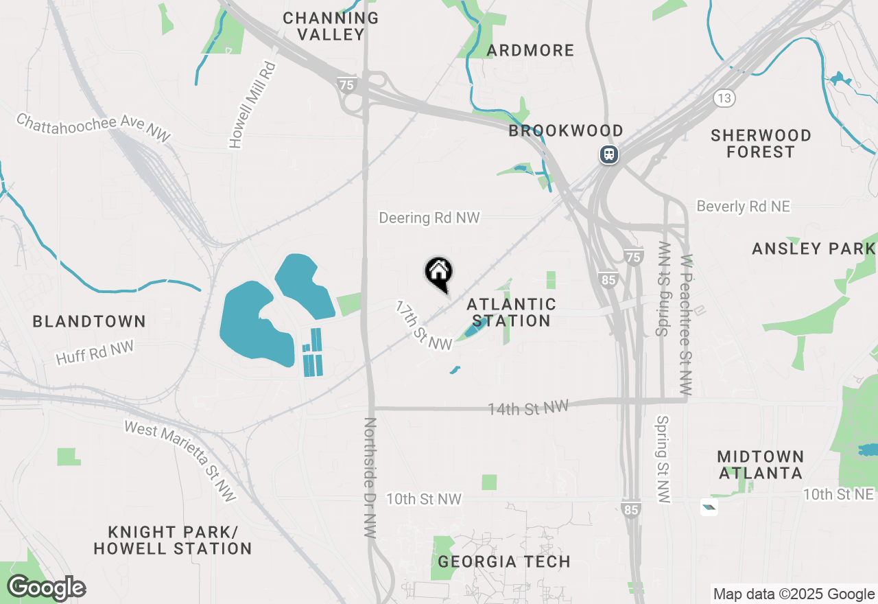 Map of 464 Bishop Street Nw #01-338, Atlanta, GA 30318