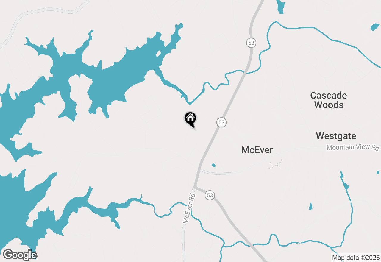 Map of 4250 Red Fox Trail, Oakwood, GA 30566
