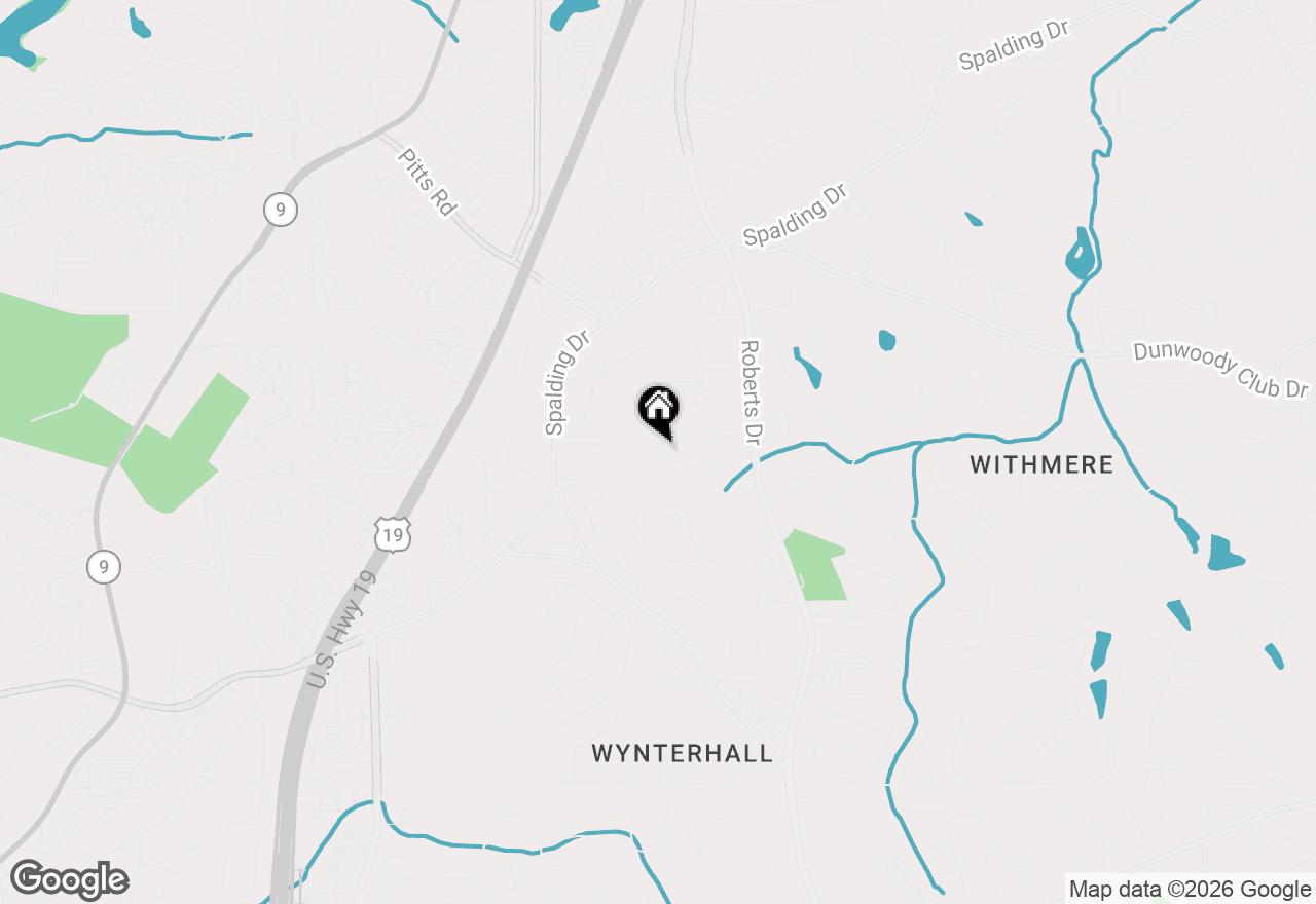 Map of 1106 Aurora Court, Dunwoody, GA 30338