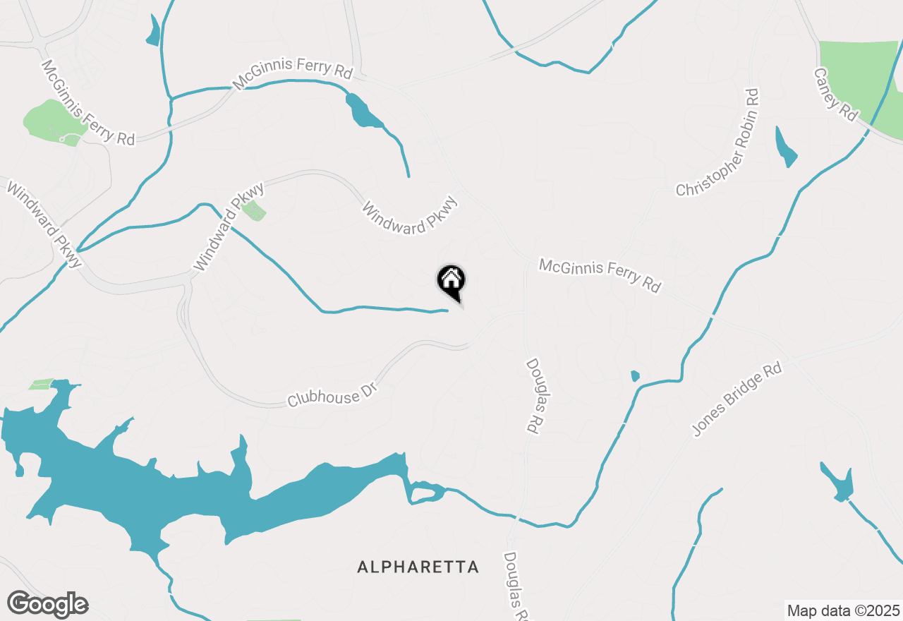 Map of 2880 Gleneagles Pointe, Alpharetta, GA 30005