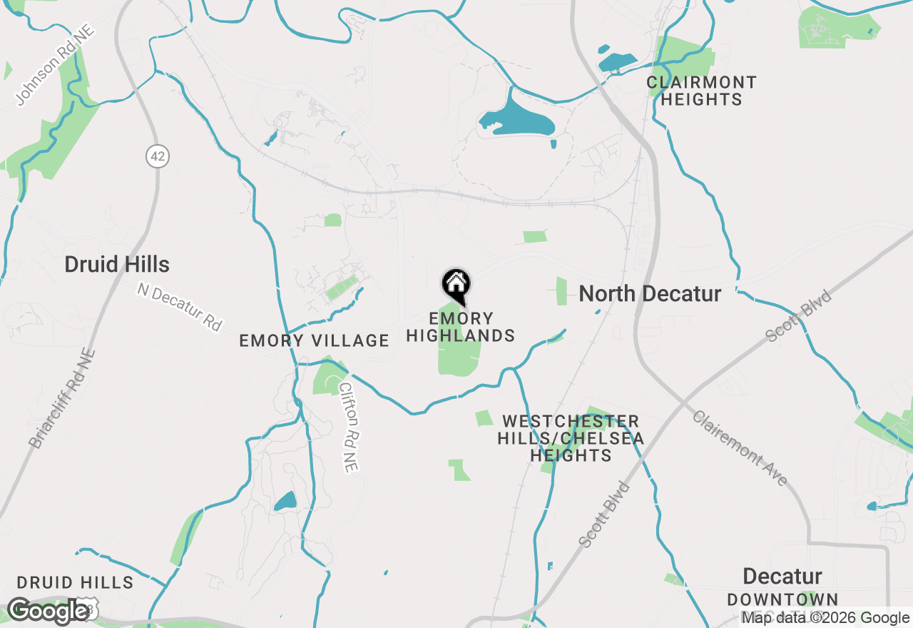 Map of 472 Burlington Road Ne, Atlanta, GA 30307