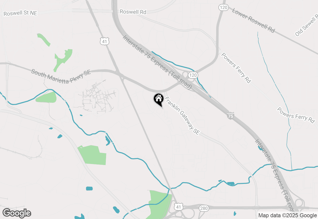 Map of 1849 Toccata Lane, Marietta, GA 30067