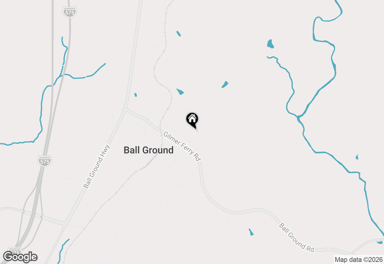Map of 541 Groover Street, Ball Ground, GA 30107