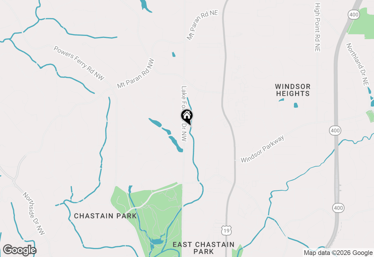 Map of 4715 Lake Forrest Drive, Atlanta, GA 30342