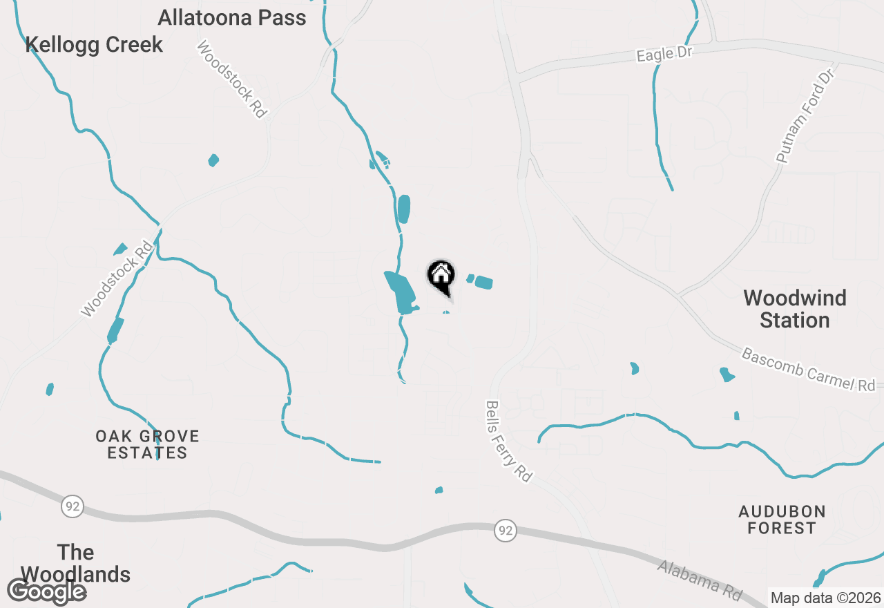 Map of 331 Maltibie Drive, Acworth, GA 30102