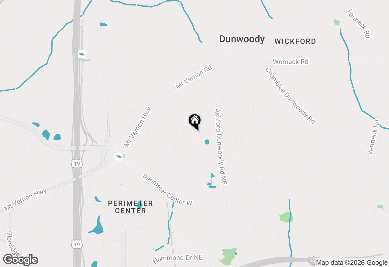 Map of 100 Ashford Gables Drive #1A-211, Dunwoody, GA 30338