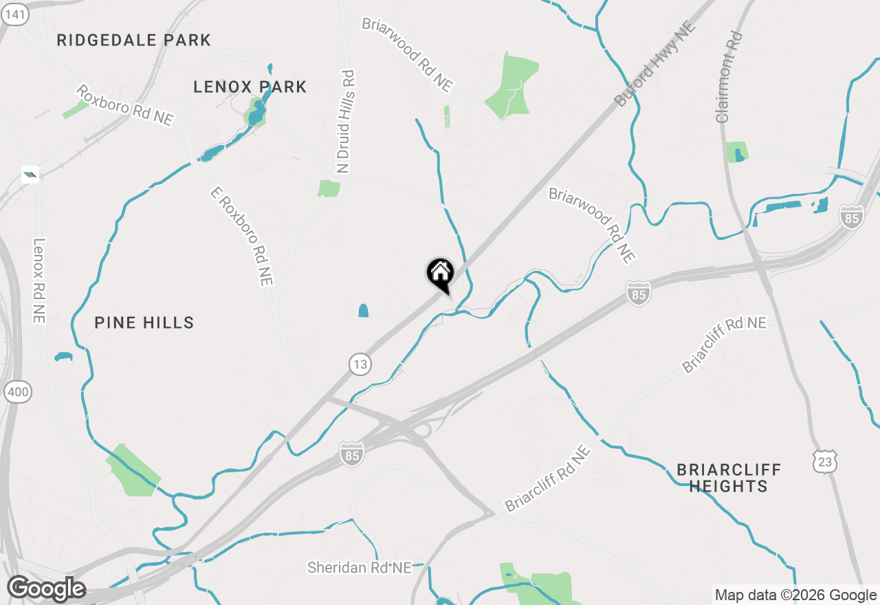 Map of 3135 Buford Highway Ne, Atlanta, GA 30329