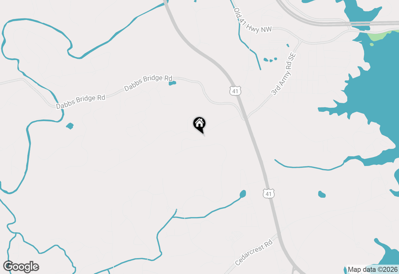 Map of 4927 Slaton Drive Nw, Acworth, GA 30101