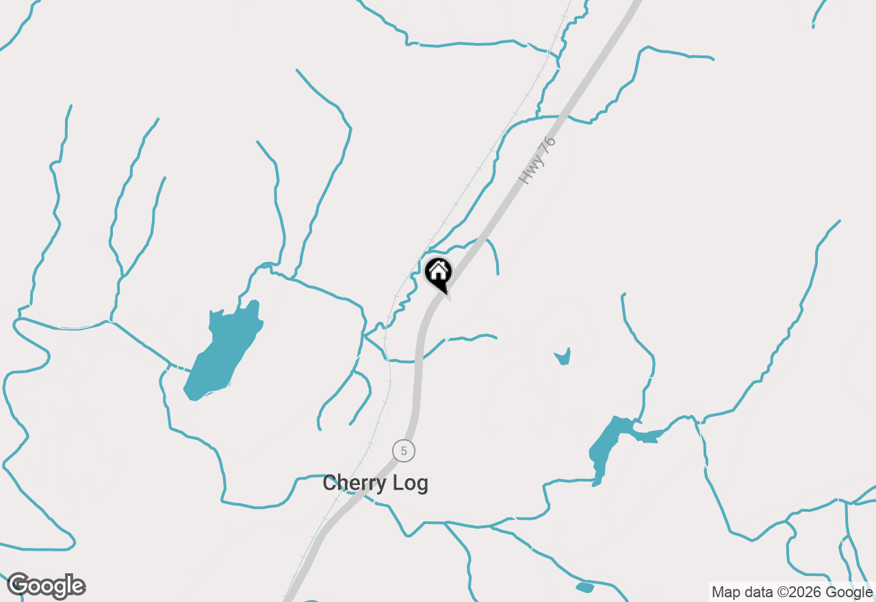Map of Lot 5 The Heights, Cherry Log, GA 30522