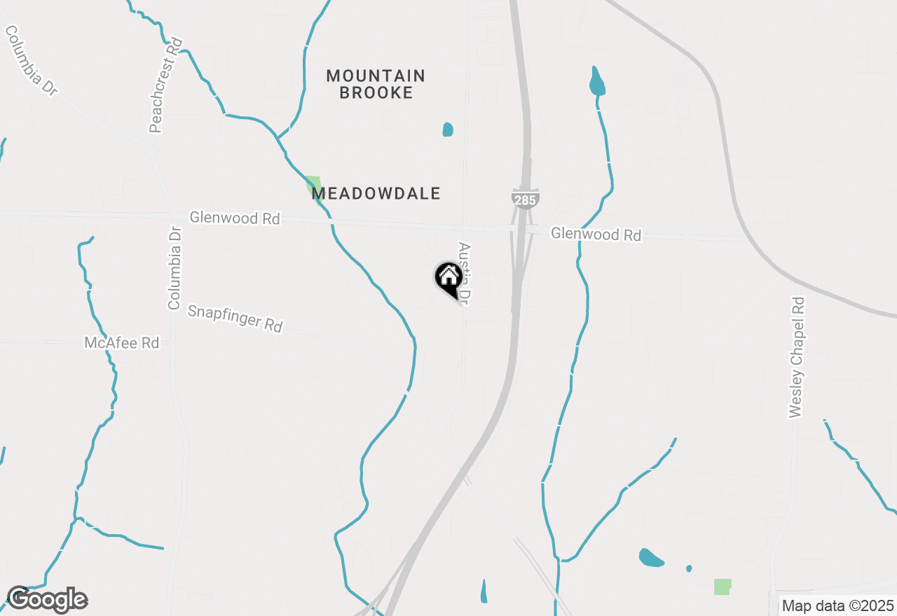 Map of 3854 Austin Park Lane, Decatur, GA 30032