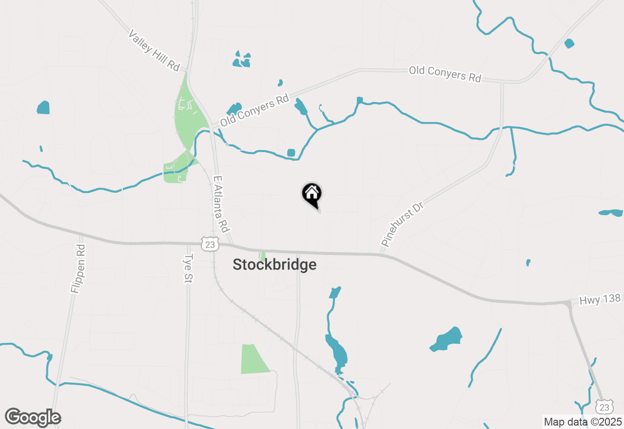 Map of 100 Miller Road, Stockbridge, GA 30281