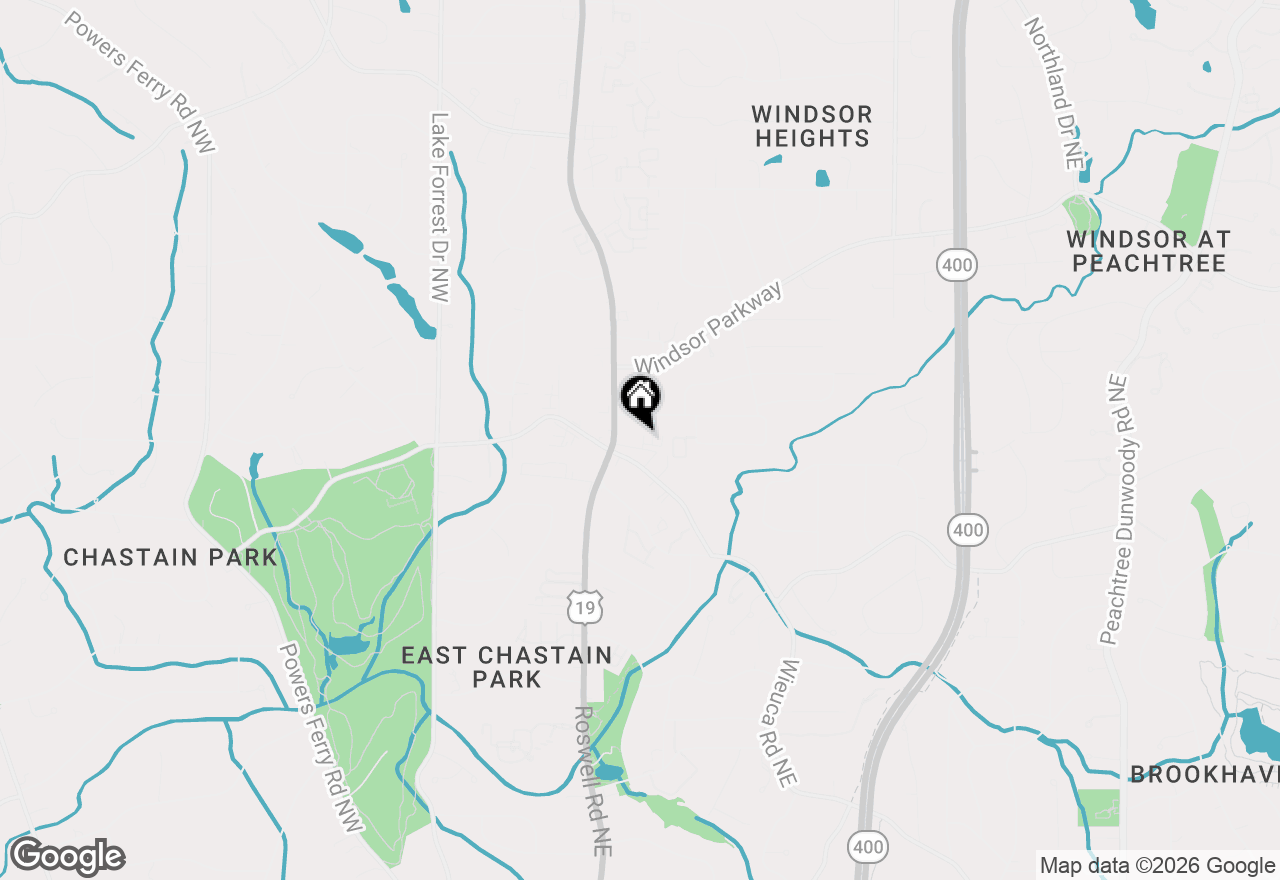 Map of 4456 Dalston Drive Ne, Atlanta, GA 30342