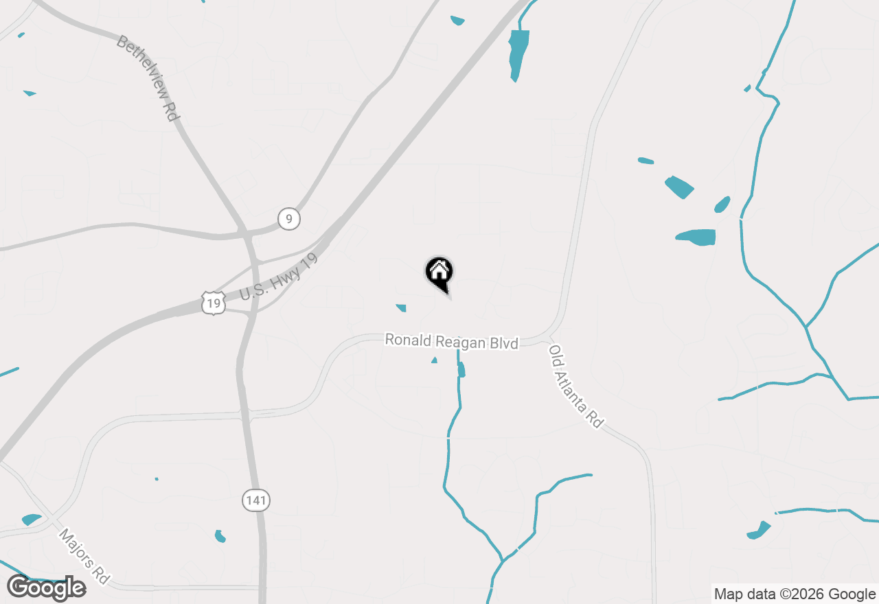 Map of 2810 Southwick Drive, Cumming, GA 30041