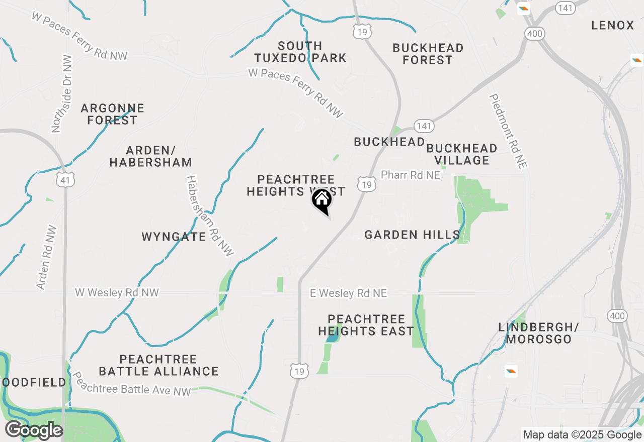 Map of 2870 Pharr Court South Nw #1205, Atlanta, GA 30305