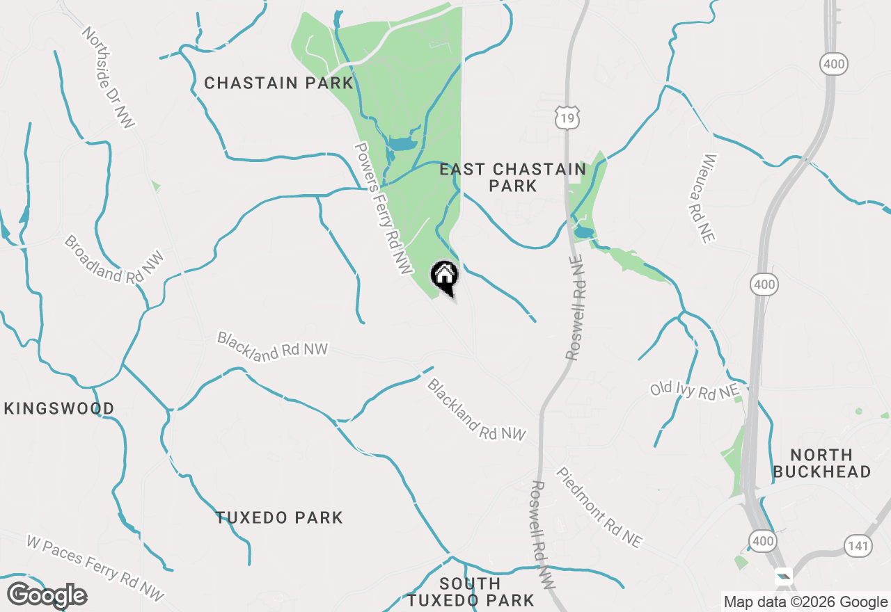 Map of 3897 Powers Ferry Road Nw, Atlanta, GA 30342
