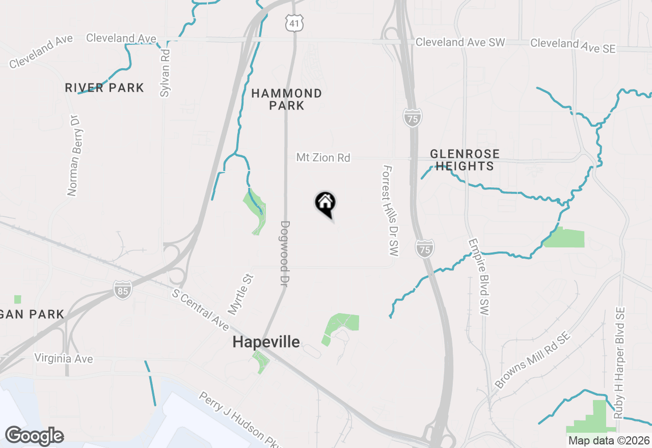 Map of 518 Oak Drive, Atlanta, GA 30354