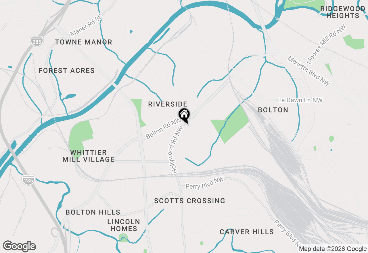 Map of 2485 Sycamore Road, Atlanta, GA 30318