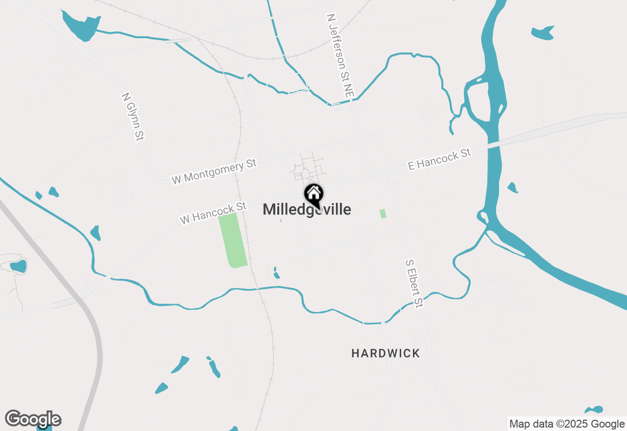 Map of 211 S Liberty Street, Milledgeville, GA 31061