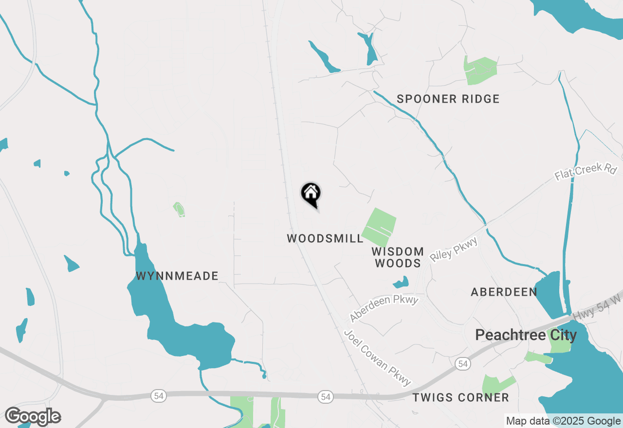 Map of 122 S Fairfield Drive, Peachtree City, GA 30269