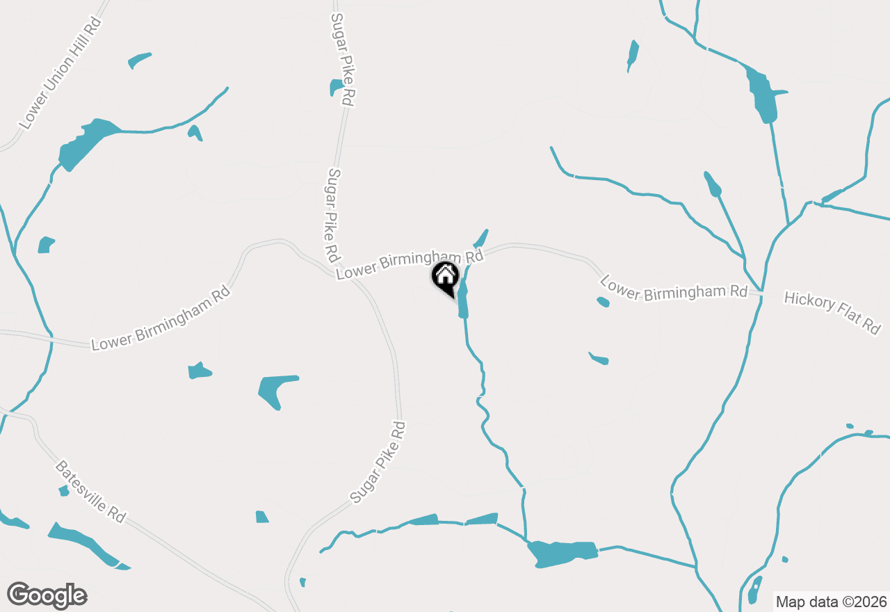 Map of 1950 Lower Birmingham Road, Canton, GA 30115