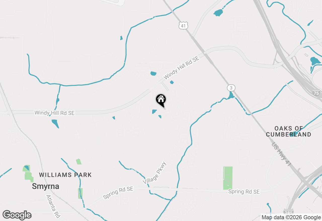 Map of 37 Middleton Court Se, Smyrna, GA 30080