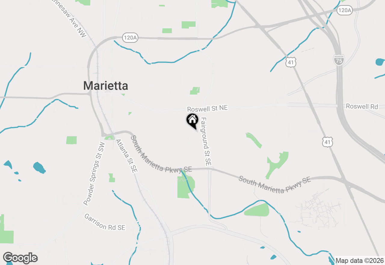 Map of 494 Waterman Street, Marietta, GA 30060