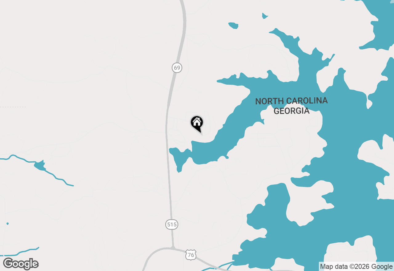 Map of 3755 Woods Creek Drive, Young Harris, GA 30582