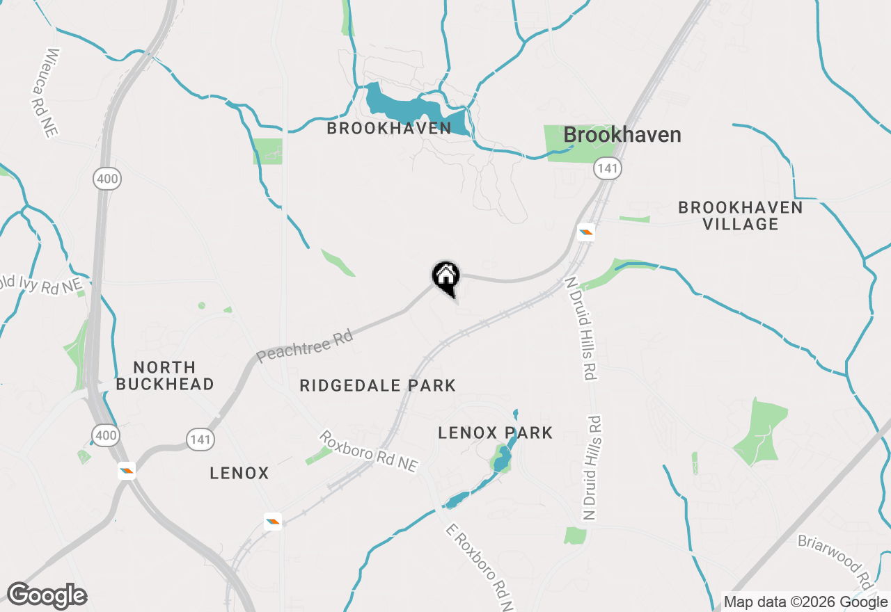 Map of 3777 Peachtree Road Ne #1416, Brookhaven, GA 30319