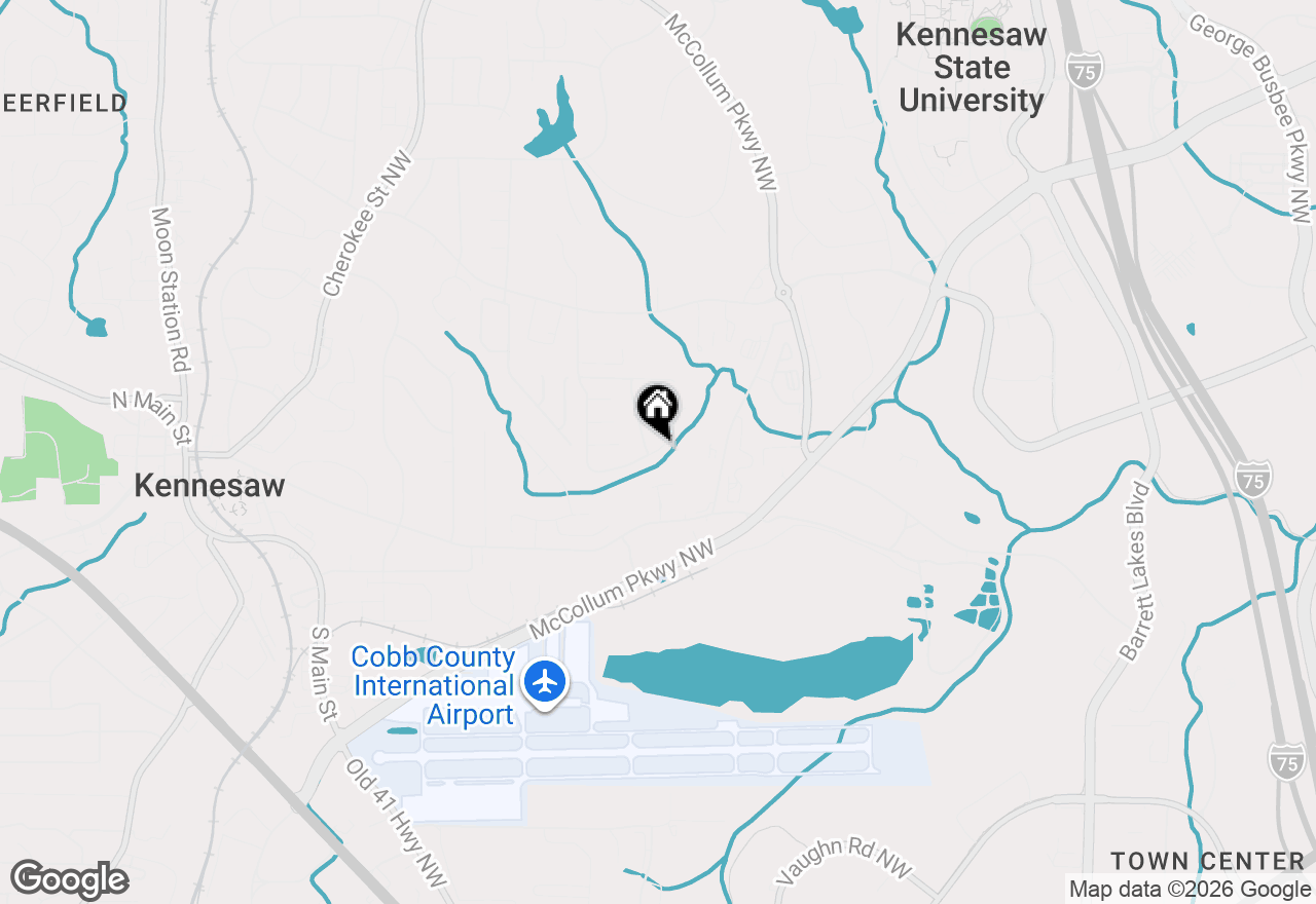 Map of 1916 Kinnard Alley, Kennesaw, GA 30144