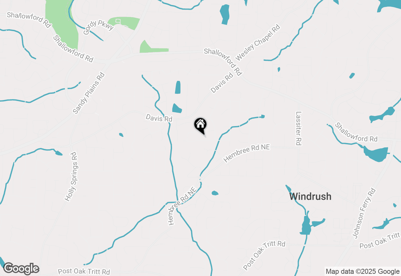 Map of 3447 Dry Creek Road, Marietta, GA 30062