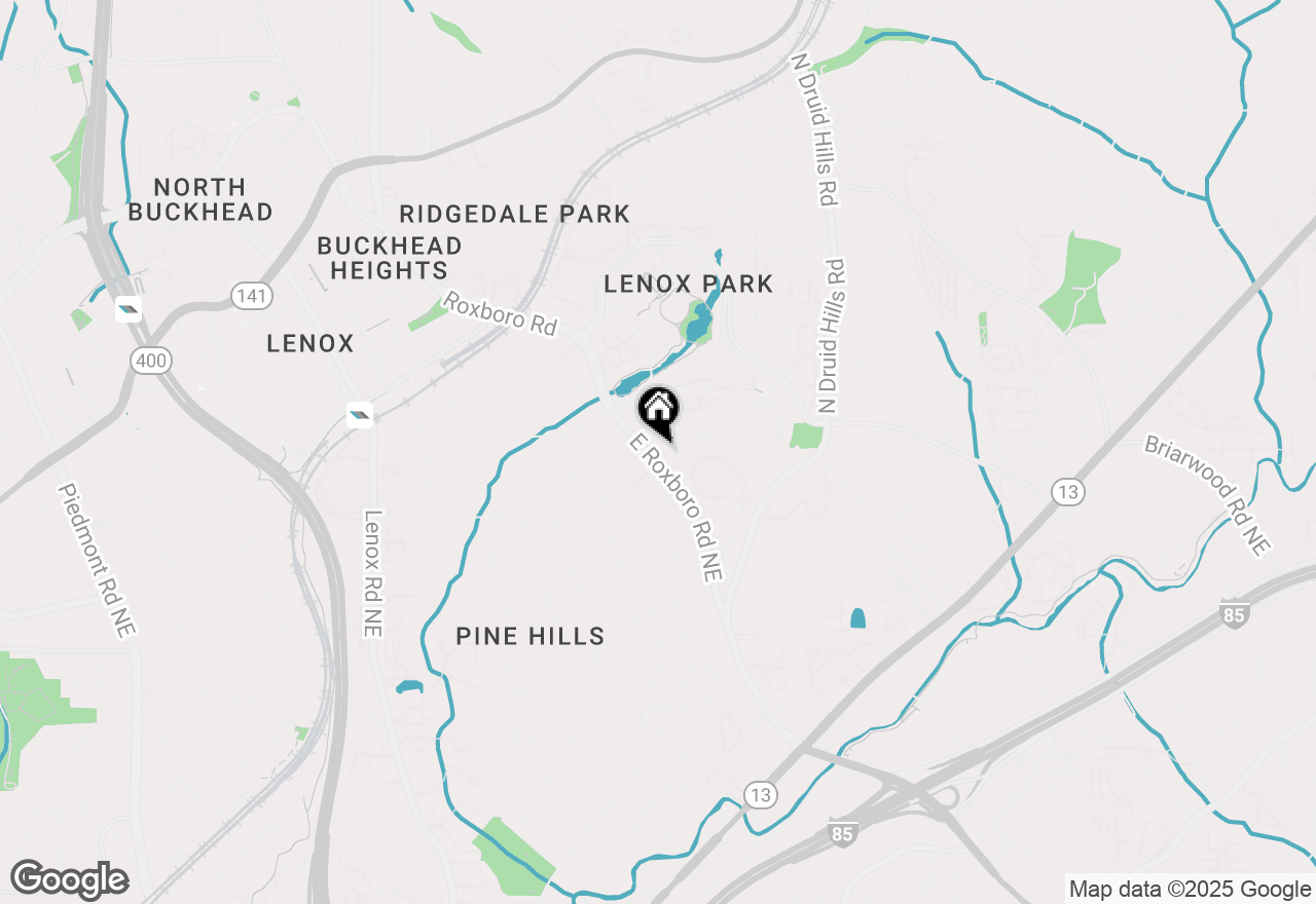 Map of 2073 E Roxboro Road Ne #A, Brookhaven, GA 30324